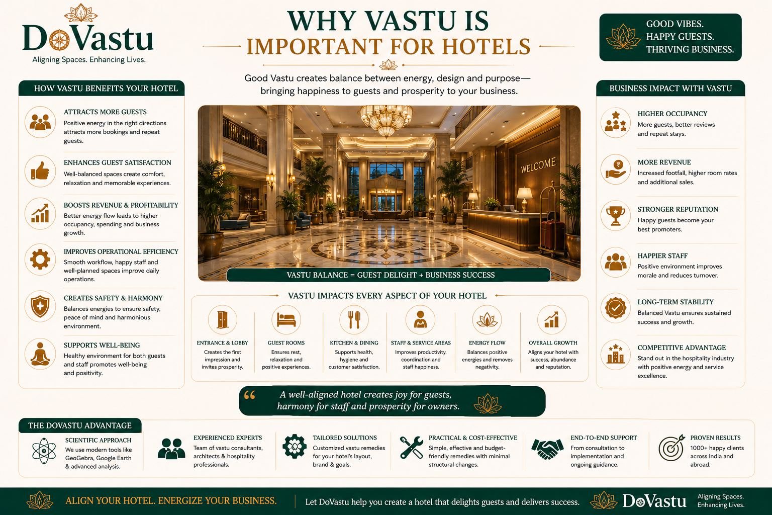 Vastu alignment for hotel success